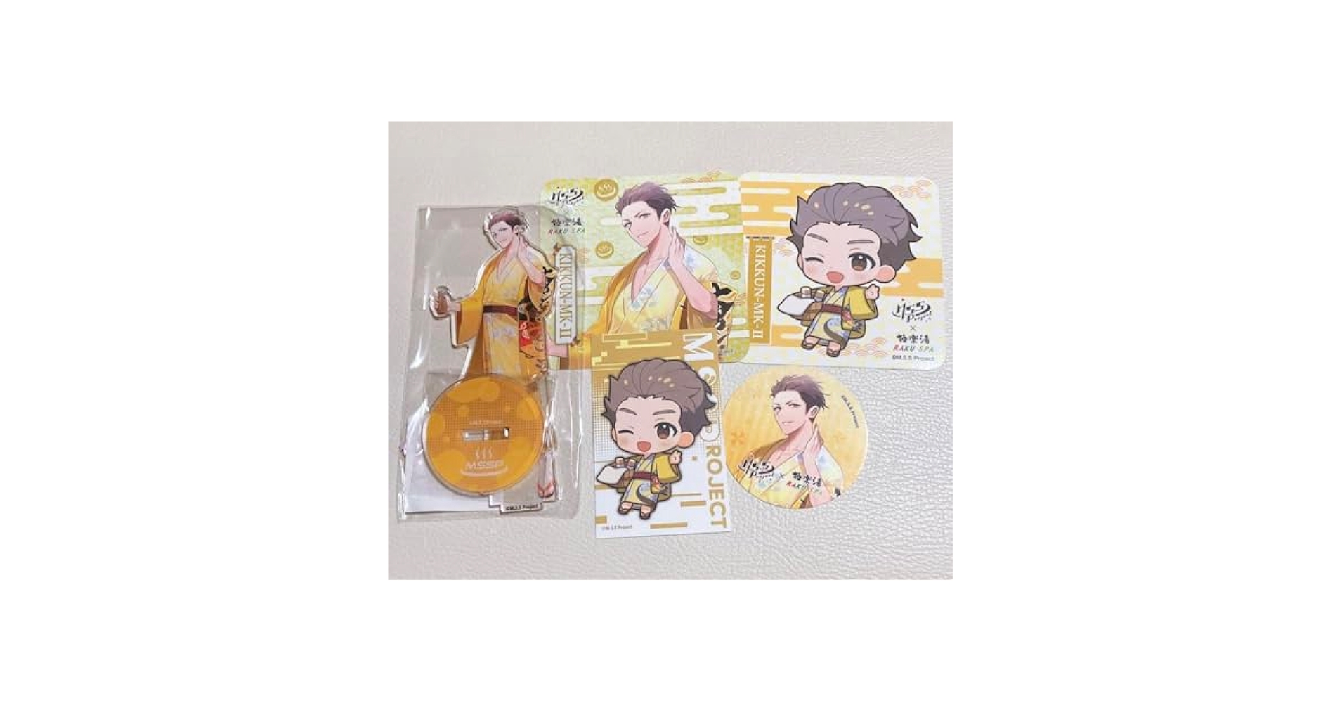 MSSP きっくん アクスタ 7点セット MSSP きっくん・eoheoh 缶バッジ・アクスタセット - メルカリ